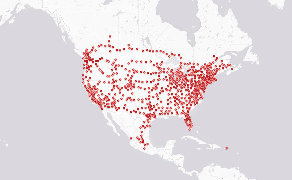 Tesla-supercharger-network-north-america